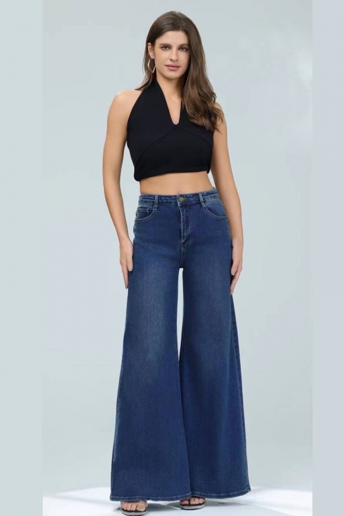 High waisted wide leg jeans Drew