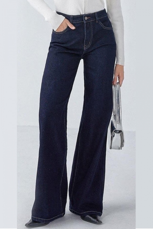 Premium high waisted wide leg jeans Danna